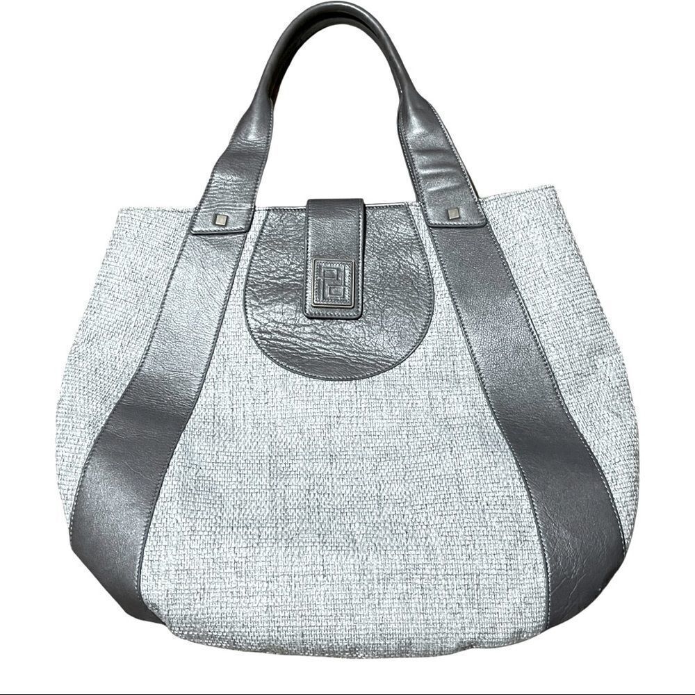 Parker Daniels Silver/Gray Tote Bag